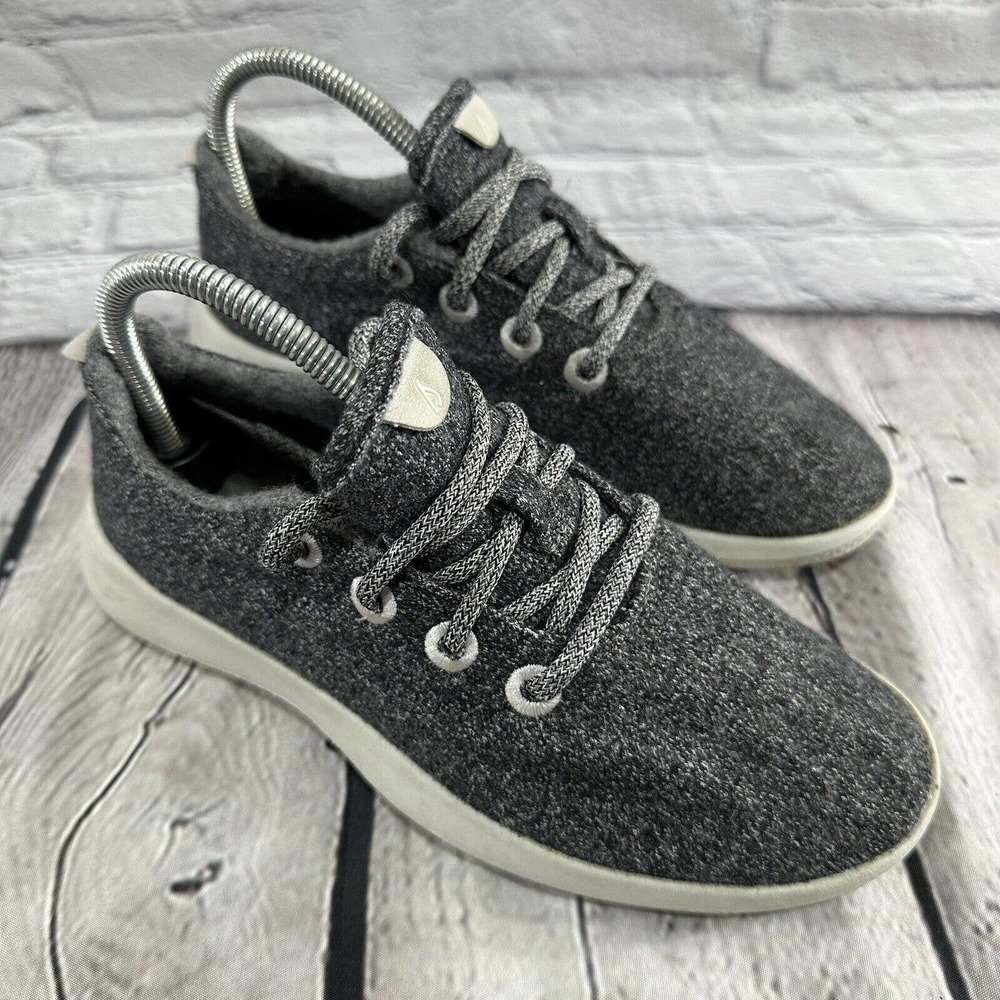 AllBirds Wool Runners Grey Running Shoes Sneakers Size 7 - Picture 3 of 9